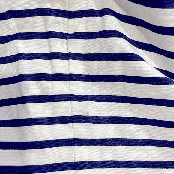 Alice+Olivia| Navy Blue&White Stripe skirt With Pockets| 6 - Picture 5 of 5